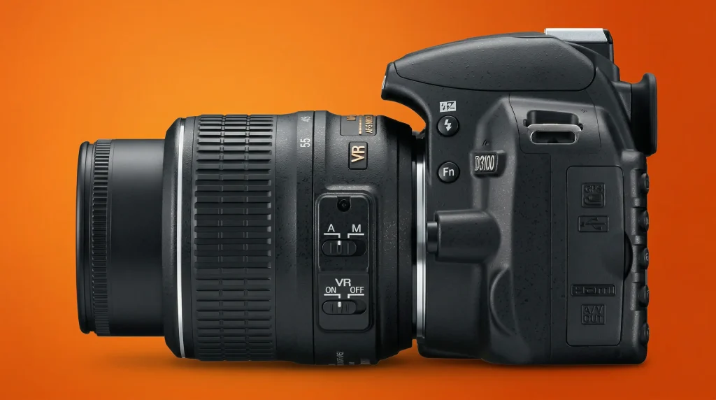 Камера з об’єктивом у режимі ручного фокусу